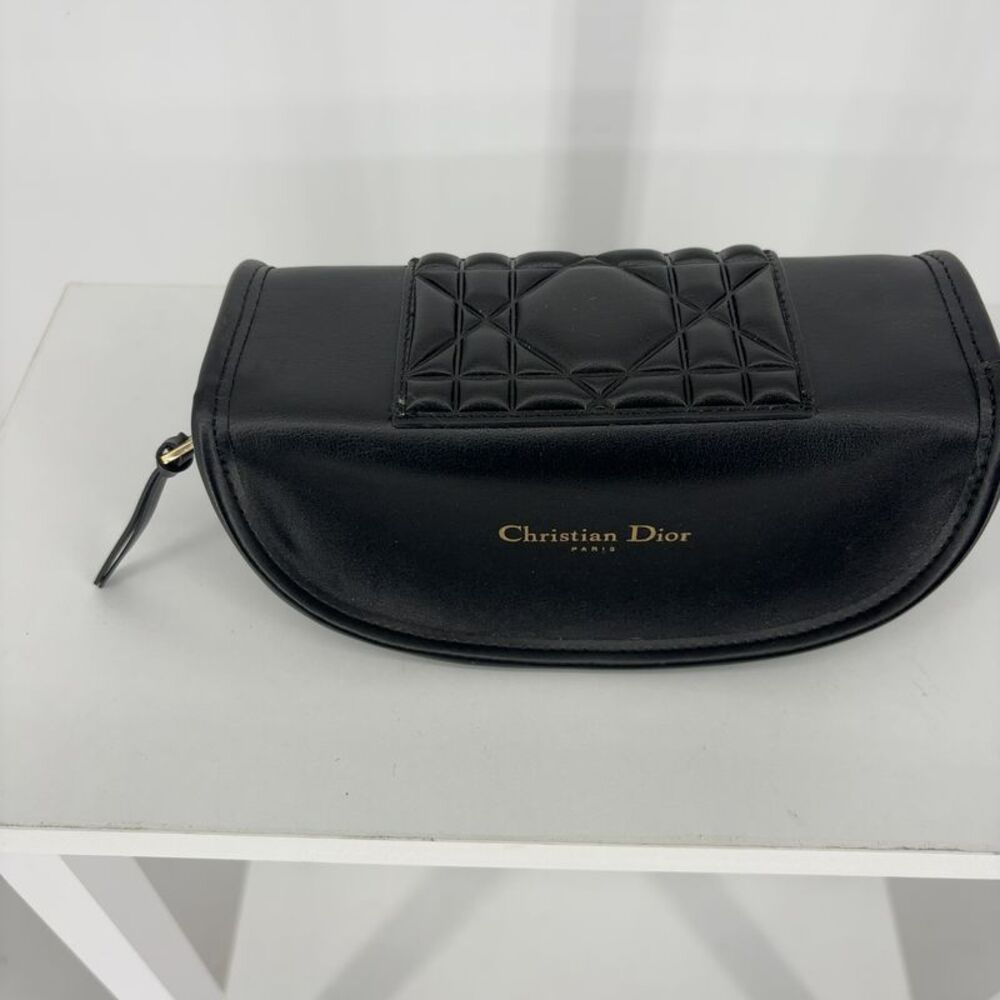 Dior Black Quilted Leather Belt Bag